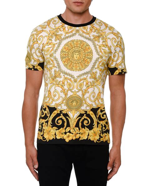 versace men t-shirts|Versace collection men shirt.